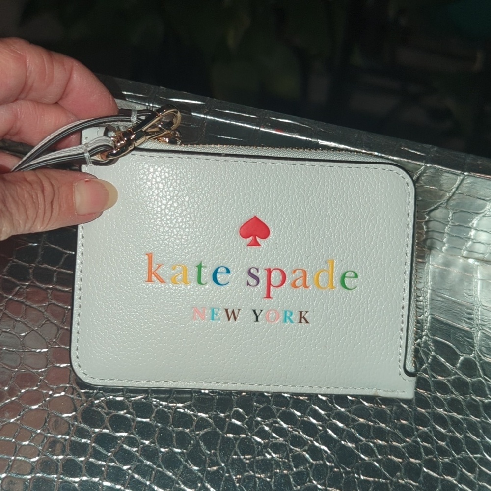 Kate Spade small cardholder wristlet  with extendable strap